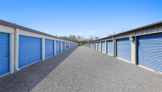 drive-up storage units at Peninsula Mini Storage in Blades, DE