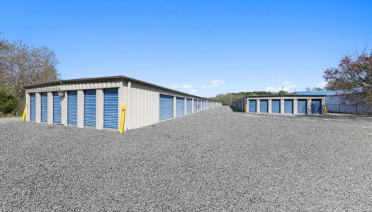 drive-up storage units at Peninsula Mini Storage in Blades, DE