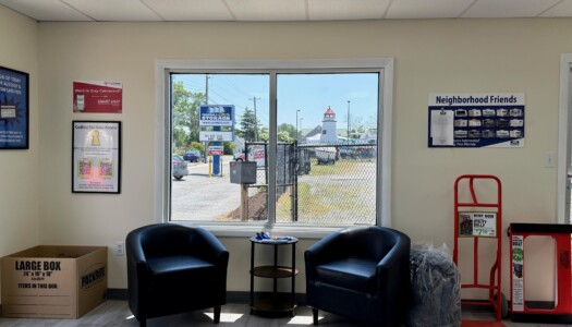 Seating in the Storage Facility Office at Peninsula Mini Storage in Blades, DE
